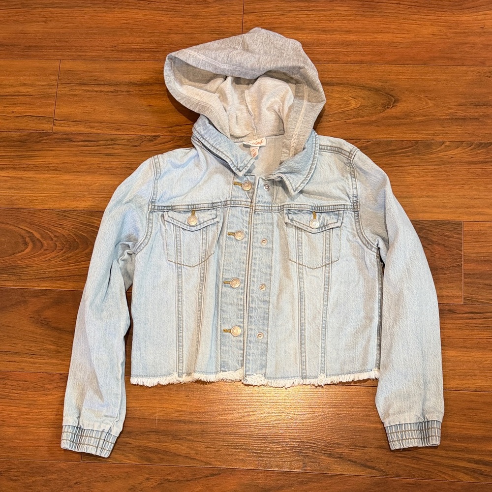 Cat & Jack Light Blue Hooded Jacket
